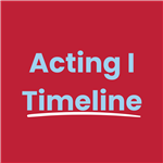 acting I timeline